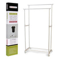 Double Coat Rack Confortime White (80 X 42 x 95 cm)