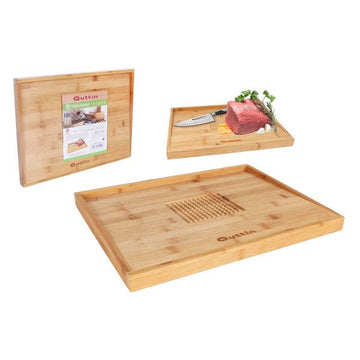 Chopping Board Quttin Bamboo Natural (40 x 30 x 2,8 cm)