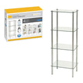 Shelves Confortime Glass 4 levels (40 x 30 x 103 cm)