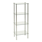 Shelves Confortime Glass 4 levels (40 x 30 x 103 cm)