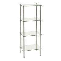 Shelves Confortime Glass 4 levels (40 x 30 x 103 cm)