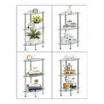 Corner Shelves Confortime Glass (29,5 x 72,5 cm)