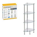 Corner Shelves Confortime Glass 4 levels (29 x 103 cm)