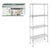 Shelves Confortime Chromed (60 x 30 x 150 cm)