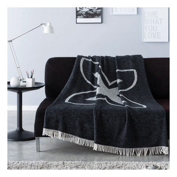 Blanket Munich Black (130 x 170 cm)