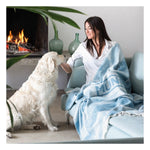 Blanket Munich Blue (130 x 170 cm)