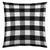 Cushion cover Icehome Vichy Black (50 x 50 cm)