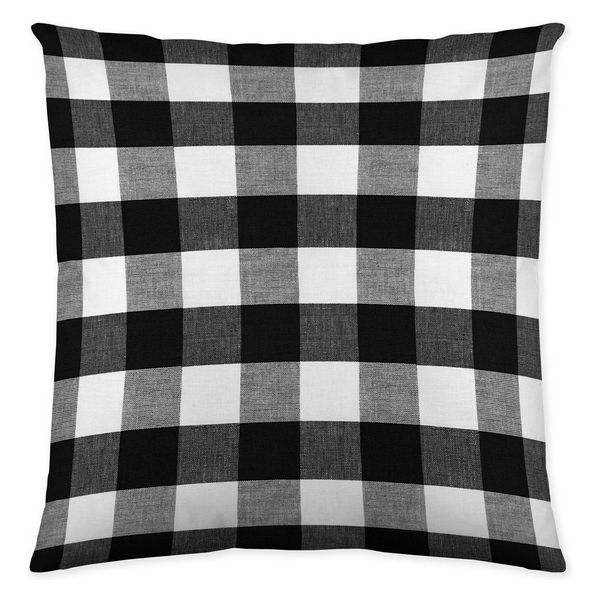 Cushion cover Icehome Vichy Black (50 x 50 cm)