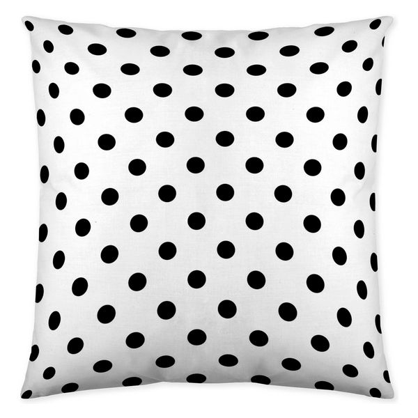 Cushion cover Icehome Vichy Black (50 x 50 cm)