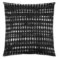 Cushion cover Icehome Rombo Black (50 x 50 cm)