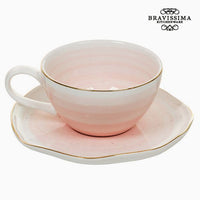 Cup with Plate - Queen Kitchen Collection 250 ml Porcelain