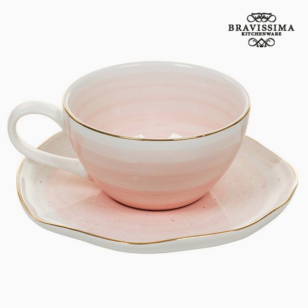 Cup with Plate - Queen Kitchen Collection 250 ml Porcelain