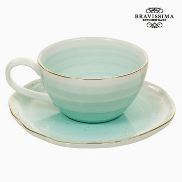 Cup with Plate - Queen Kitchen Collection 250 ml Porcelain