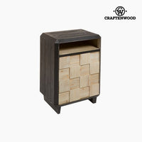 Nightstand Fir Mdf (69 x 50 x 38 cm) by Craftenwood