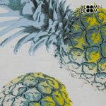 Cushion Pineapple Polyester Blue (60 x 60 x 10 cm)