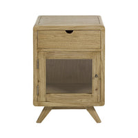 Nightstand Mindi wood Plywood (45 X 35 x 65 cm)