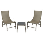 Garden furniture (3 pcs) Aluminium