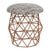 Stool Retro Copper (40 x 40 x 42 cm) Painted iron