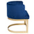 Armchair Pine Blue (60 x 55 x 76 cm) MDF and pine MDF Wood