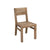 Dining Chair (49 x 55 x 87 cm) Recycled wood