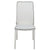 Dining Chair Pvc Metal White (44 X 42 x 96 cm)