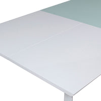 Dining Table (140 x 90 x 76 cm) Crystal Mdf White