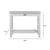 Console Aspas Iron Mindi wood (100 x 35 x 80 cm)