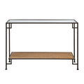 Console Industrial cristal Painted iron (120 x 40 x 80 cm)