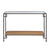 Console Industrial cristal Painted iron (120 x 40 x 80 cm)