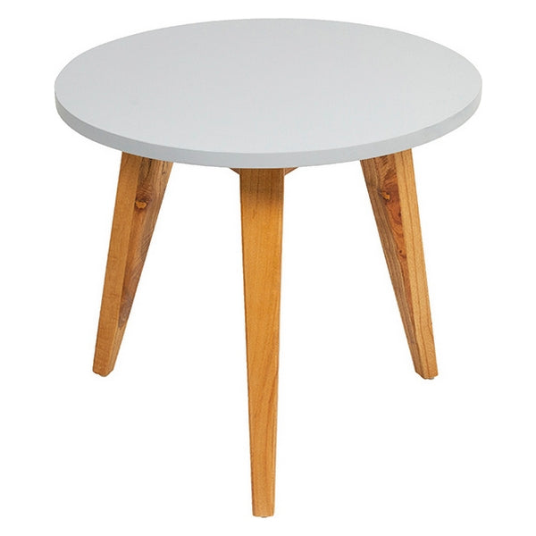 Set of 3 small tables Aarhus Mindi wood MDF Wood (60 x 60 x 49 cm)