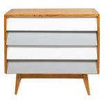 Chest of drawers Aarhus Mindi wood (90 x 42 x 80 cm)