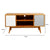 TV furniture Aarhus Mindi wood (120 x 40 x 58 cm)