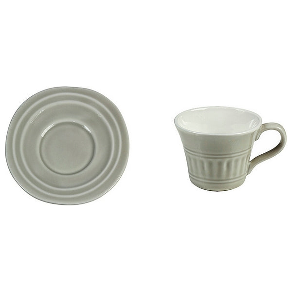 Cup with Plate Porcelain (10 X 8 x 6 cm)