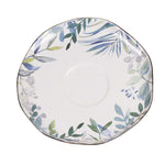 Cup with Plate Amazonia Porcelain (12 X 9 x 5 cm)