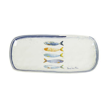 Serving Platter Bord de Mer Porcelain (40 x 17,5 x 3 cm) Porcelain