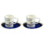 Taza con Plato Bord De Mer (4 pcs)