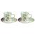 Cup with Plate Colors (4 pcs)