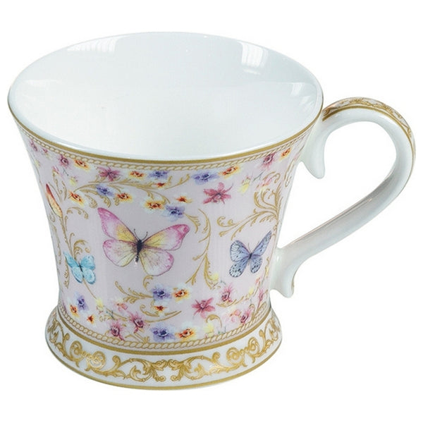 Cup with Plate Butterflies (4 Pcs)