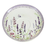 Cup with Plate Lavender Bone China Porcelain