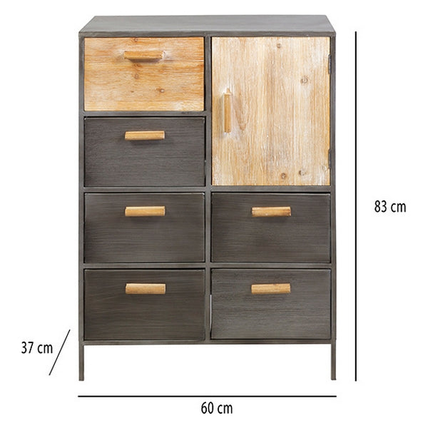 Chest of drawers Boston Fir wood (60 x 37 x 83 cm)