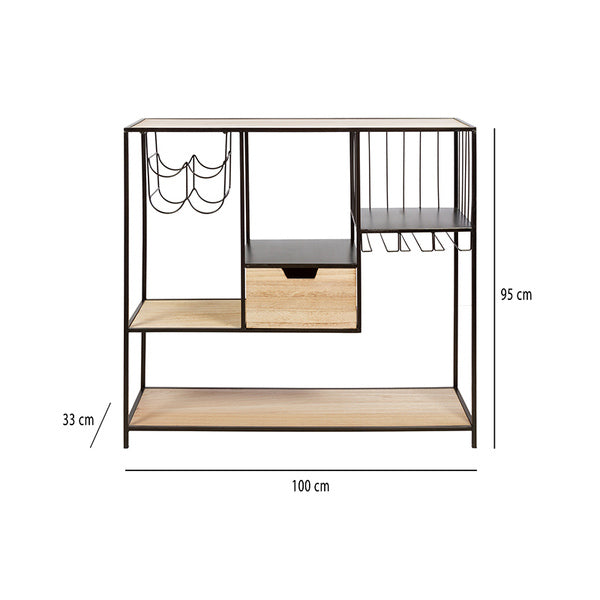 Shelves Little Boston Fir wood (100 x 33 x 95 cm)