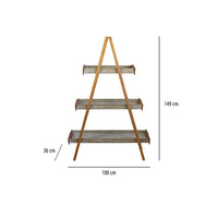 Shelves Pyramid Boston Fir wood (100 x 36 x 149 cm)