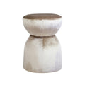 Pouffe Velvet Beige (40 x 55 cm)