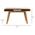 Desk Borneo Mindi wood (145 x 58 x78 cm)