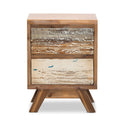 Nightstand Borneo Mindi wood (60 x 45 x 60 cm)