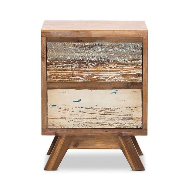 Nightstand Borneo Mindi wood (60 x 45 x 60 cm)