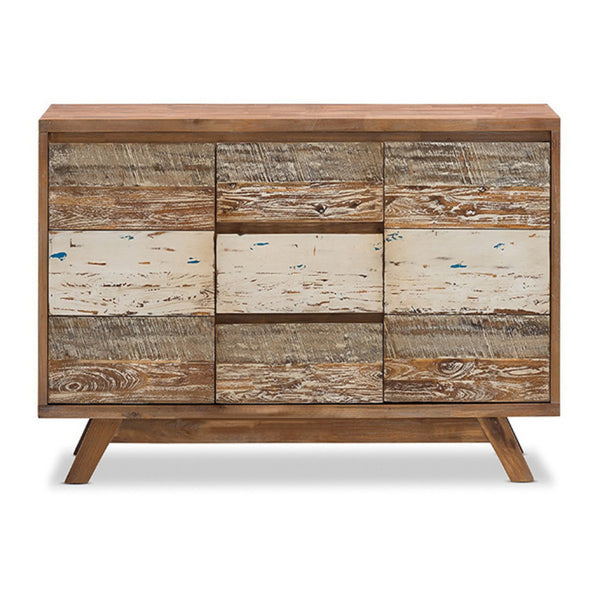 Sideboard Borneo Mindi wood (145 x 41 x 82 cm)