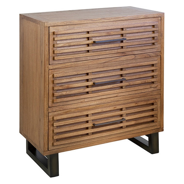 Chest of drawers Persa Mindi wood (90 x 45 x 100 cm)