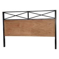 Headboard Mindi wood Iron (160 x 110 x 5 cm)