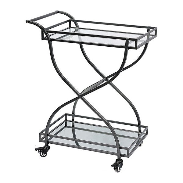 Serving trolley Iron Glass (70 x 43 x 86 cm)